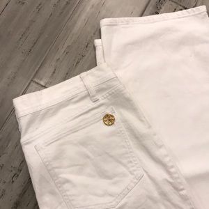 Tory Burch white jeans